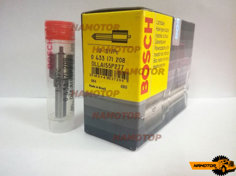 Распылитель форсунки NP-DLLA155P277, 6BTA5.9 . 0433171208. F 019 121 003 Cummins. BOSCH